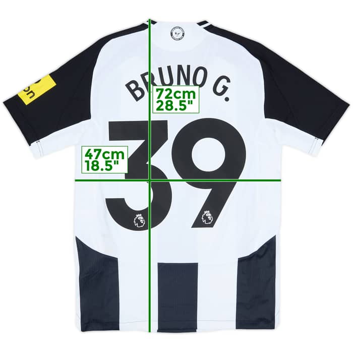 2024-25 Newcastle United Authentic Home Shirt Bruno G. #39 - 7/10 - (S)