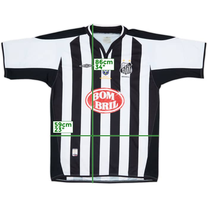 2003 Santos Away Shirt #10 - 7/10 - (XL)
