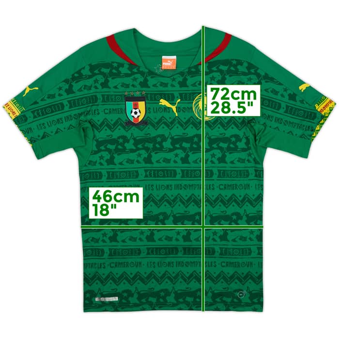 2014-16 Cameroon Home Shirt - 7/10 - (M)