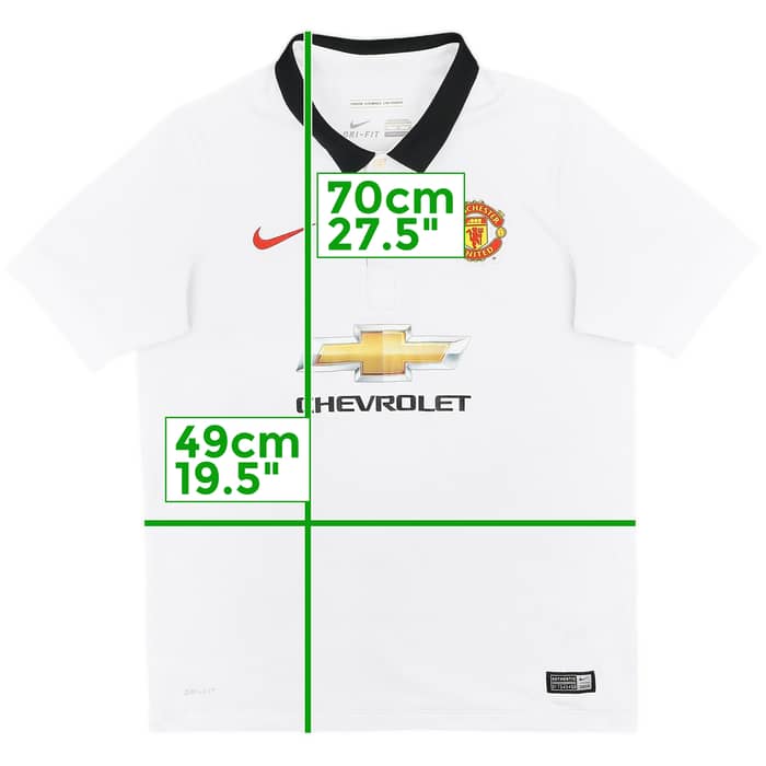 2014-15 Manchester United Away Shirt - 6/10 - (XL.Boys)