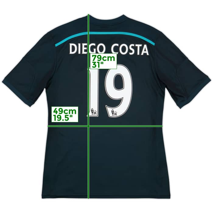 2014-15 Chelsea Third Shirt Diego Costa #19 - 7/10 - (L)