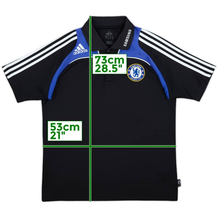 2008-09 Chelsea adidas Polo Shirt - 8/10 - (L)