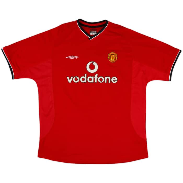 2000-02 Manchester United Home Shirt Keane #16 - 8/10 - (XL)