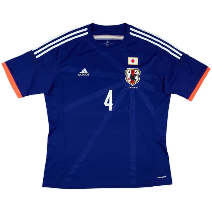 2013-15 Japan Home Shirt Honda #4 - 6/10 - (XL)