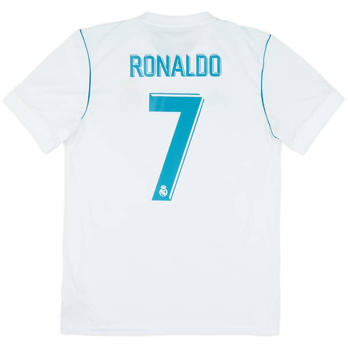 2017-18 Real Madrid Home Shirt Ronaldo #7 - 8/10 - (M)