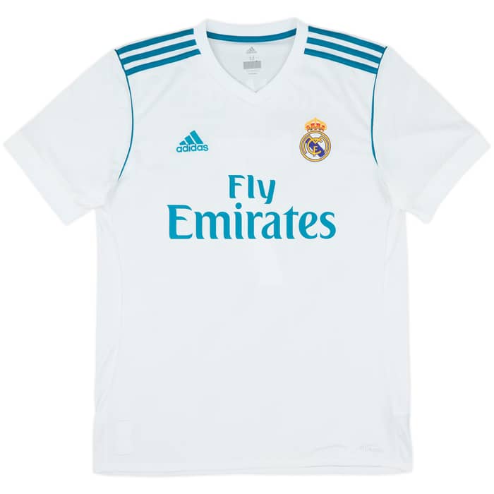 2017-18 Real Madrid Home Shirt Ronaldo #7 - 8/10 - (M)
