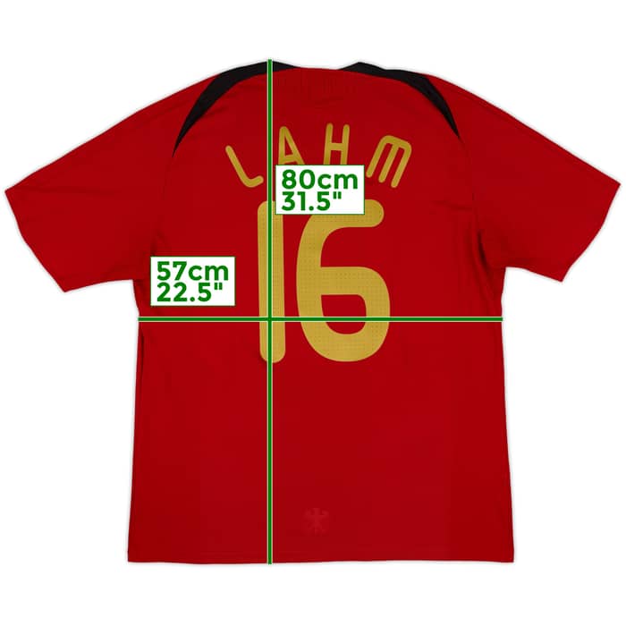 2008-09 Germany Away Shirt Lahm #16 - 8/10 - (XL)