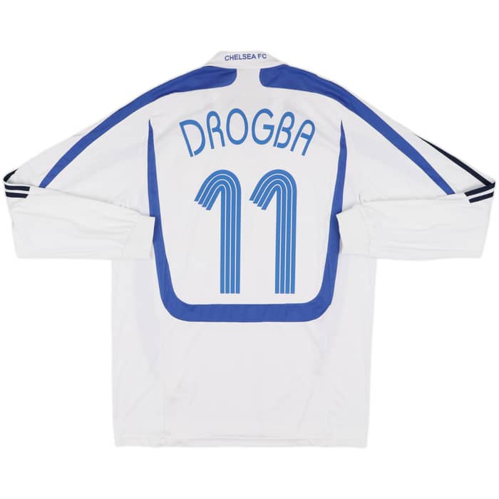 2007-08 Chelsea Third L/S Shirt Drogba #11 - 9/10 - (L)
