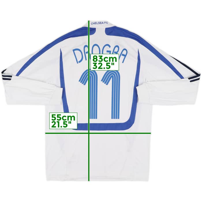 2007-08 Chelsea Third L/S Shirt Drogba #11 - 9/10 - (L)
