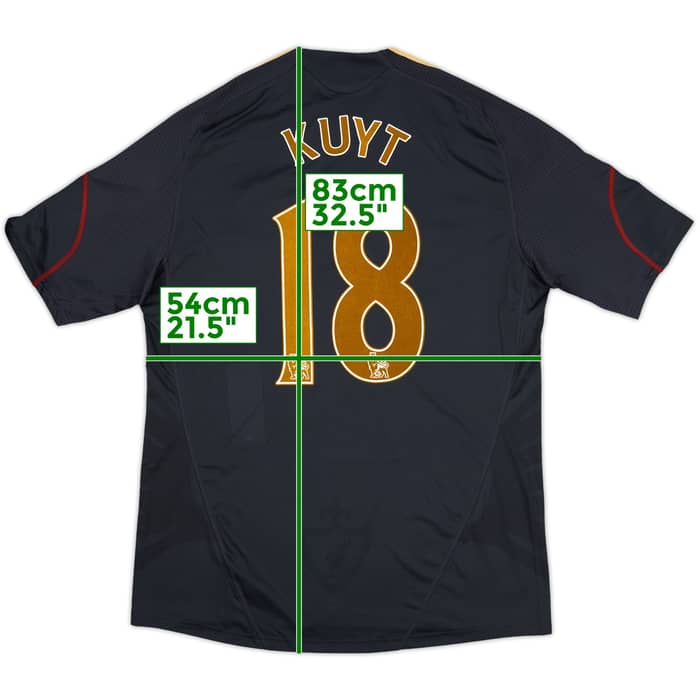 2009-10 Liverpool Away Shirt Kuyt #18 - 7/10 - (L)
