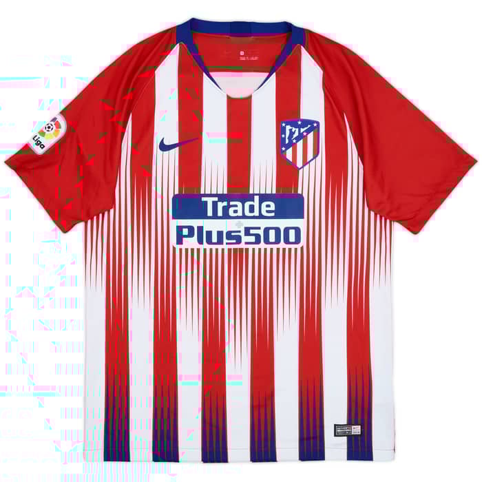 2018-19 Atletico Madrid Home Shirt - 8/10 - (M)