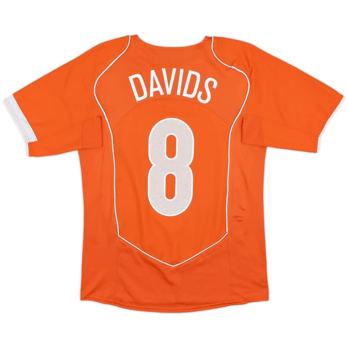 2004-06 Netherlands Home Shirt Davids #8 - 8/10 - (S)