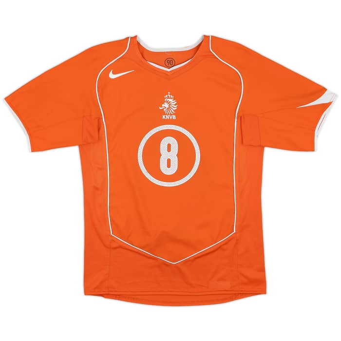 2004-06 Netherlands Home Shirt Davids #8 - 8/10 - (S)