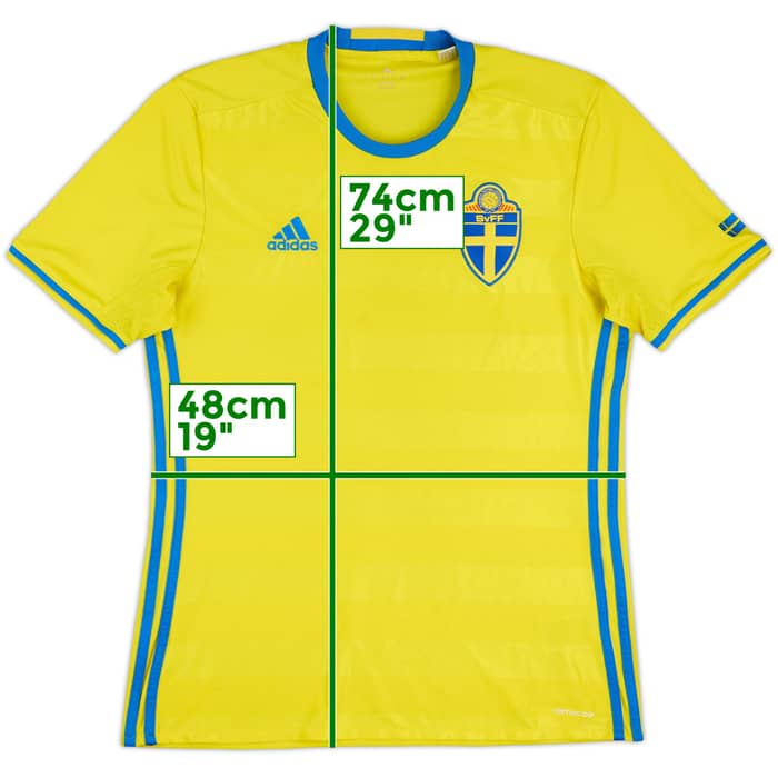 2016-17 Sweden Home Shirt - 8/10 - (M)