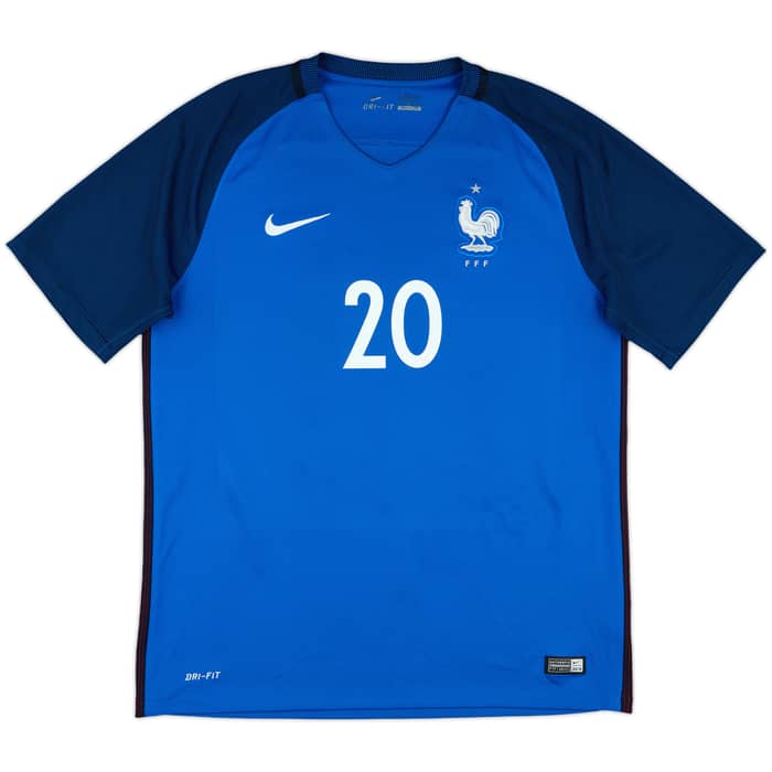 2016-17 France Home Shirt Mbappe #20 - 9/10 - (L)