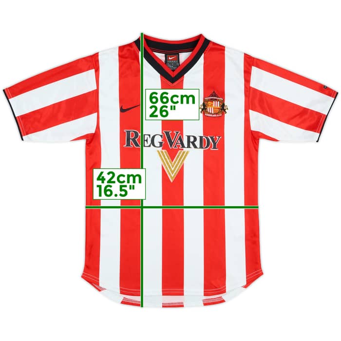 2000-02 Sunderland Home Shirt - 7/10 - (M.Boys)