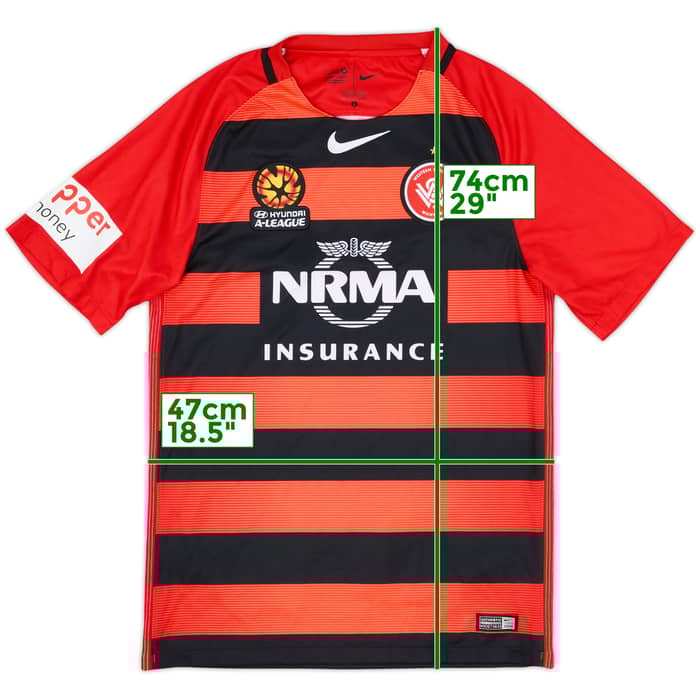2016-17 Western Sydney Wanderers Home Shirt - 9/10 - (S)