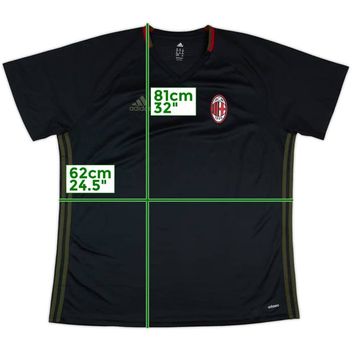 2016-17 AC Milan adidas adizero Training Shirt - 10/10 - (XXL)