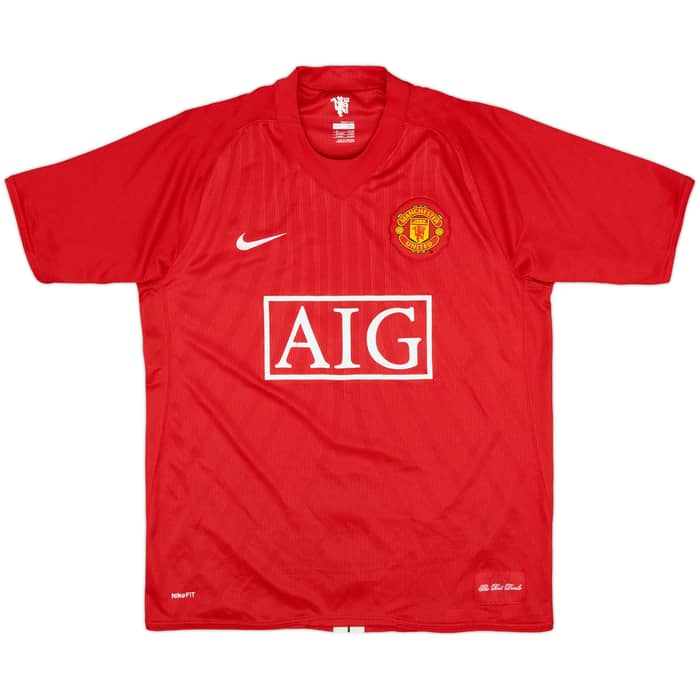2007-09 Manchester United Home Shirt Ronaldo #7 - 6/10 - (M)