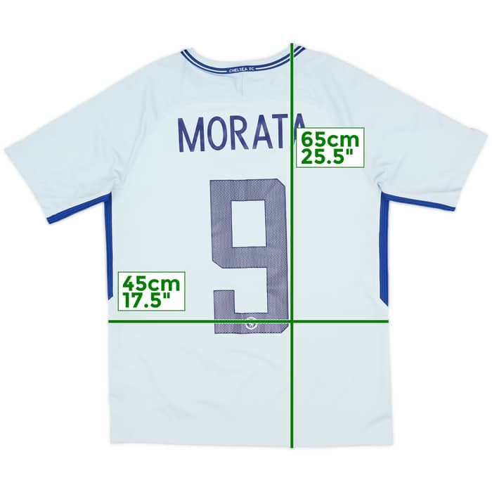 2017-18 Chelsea Away Shirt Morata #9 - 5/10 - (XL.Boys)