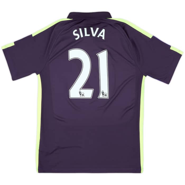 2014-15 Manchester City Third Shirt Silva #21 - 8/10 - (M)