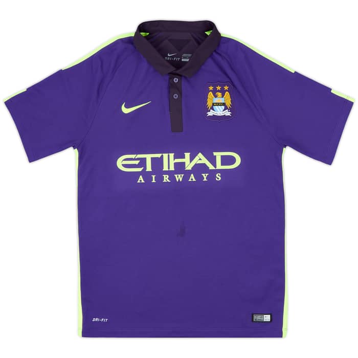 2014-15 Manchester City Third Shirt Silva #21 - 8/10 - (M)