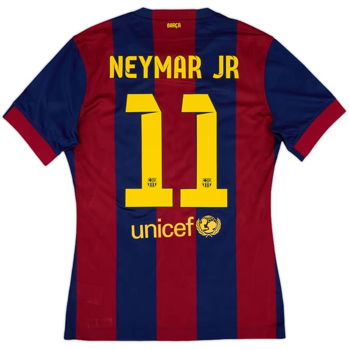 2014-15 Barcelona Authentic Home Shirt Neymar Jr #11 - 8/10 - (M)