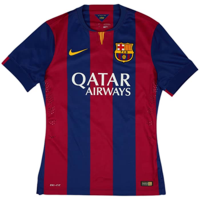 2014-15 Barcelona Authentic Home Shirt Neymar Jr #11 - 8/10 - (M)