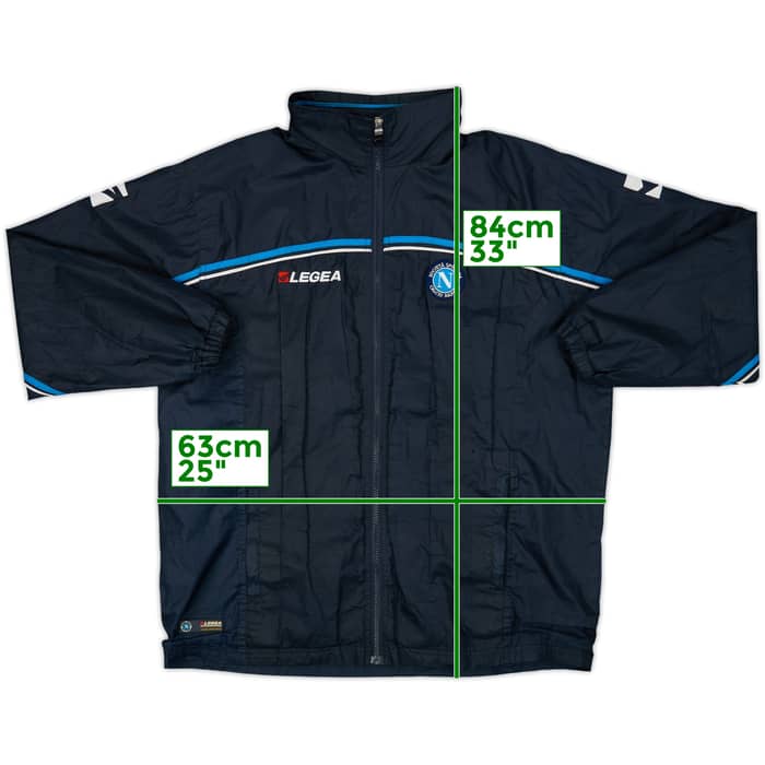 2003-04 Napoli Legea Hooded Rain Jacket - 6/10 - (L)