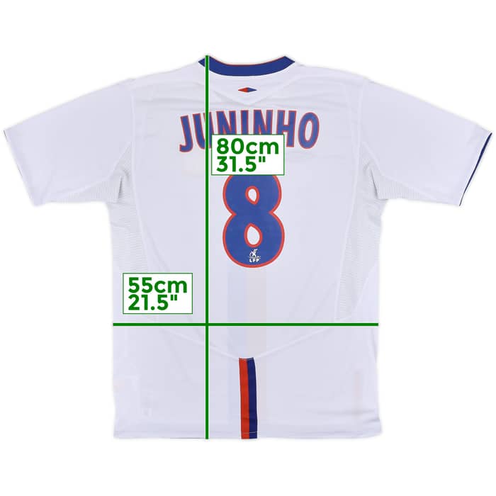 2004-05 Lyon Home Shirt Juninho #8 - 8/10 - (L)