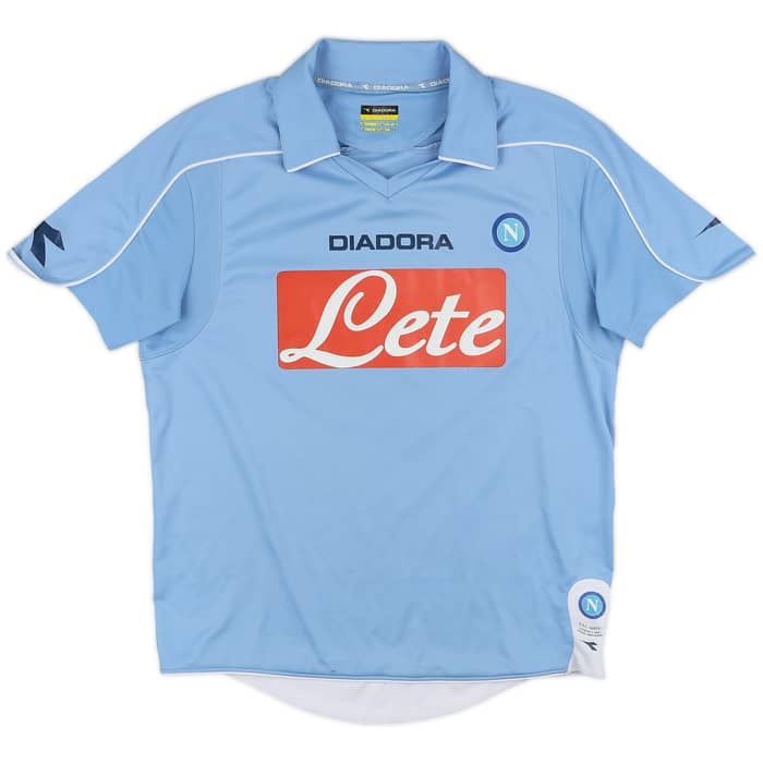 2008-09 Napoli Basic Home Shirt - 8/10 - (XS)