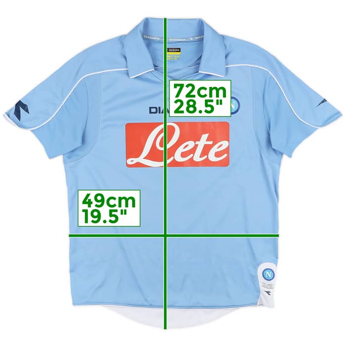 2008-09 Napoli Basic Home Shirt - 8/10 - (XS)