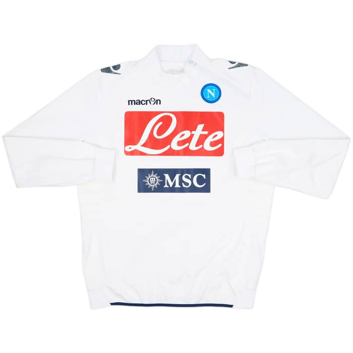 2013-14 Napoli Macron 1/4 Zip Drill Top - 5/10 - (XL)