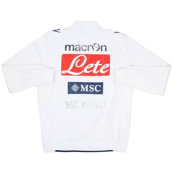 2013-14 Napoli Macron 1/4 Zip Drill Top - 5/10 - (XL)