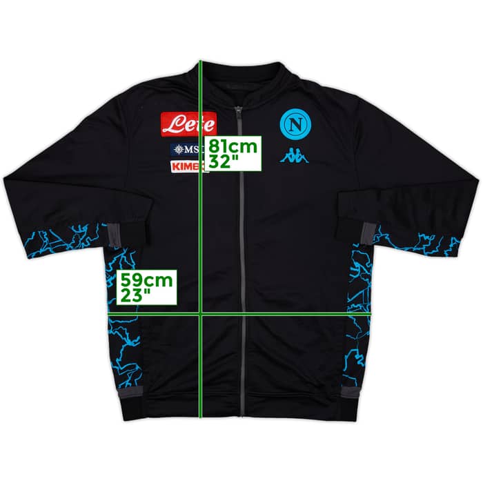 2019-20 Napoli Kappa Track Jacket - 6/10 - (3XL)