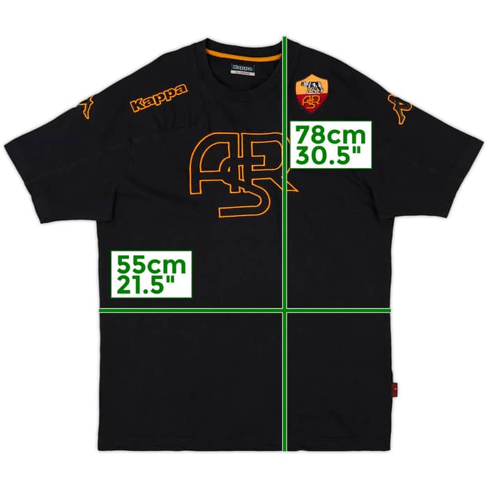 2009-10 Roma Kappa Cotton Tee - 8/10 - (XL)