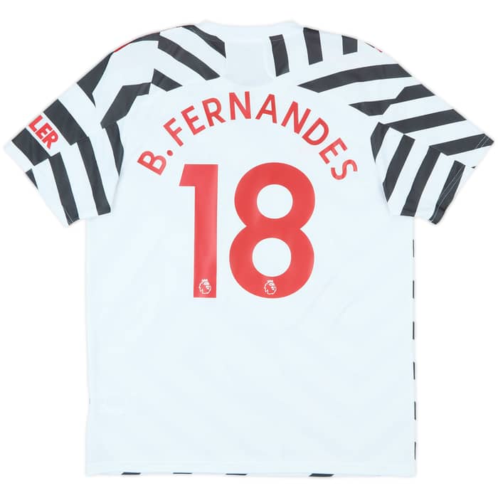 2020-21 Manchester United Third Shirt B.Fernandes #18 - 8/10 - (L)