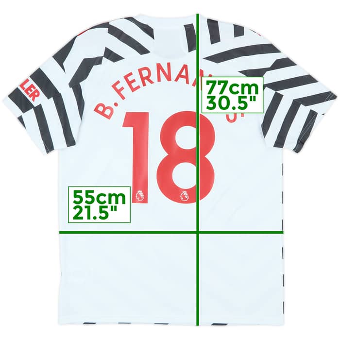 2020-21 Manchester United Third Shirt B.Fernandes #18 - 8/10 - (L)