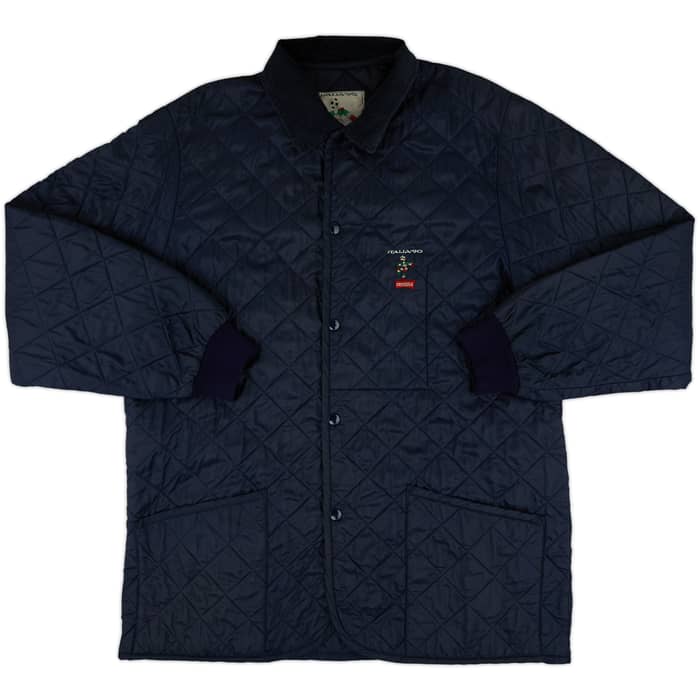 1990 Italia 90 Carrera Quilted Bench Coat - 9/10 - (XXL)