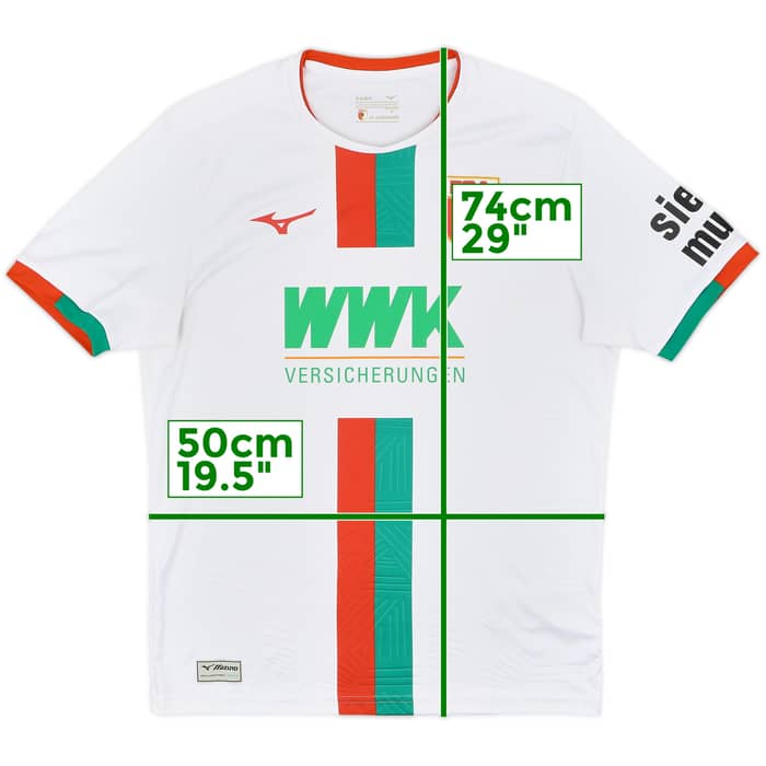2023-24 Augsburg Home Shirt - 9/10 - (M)