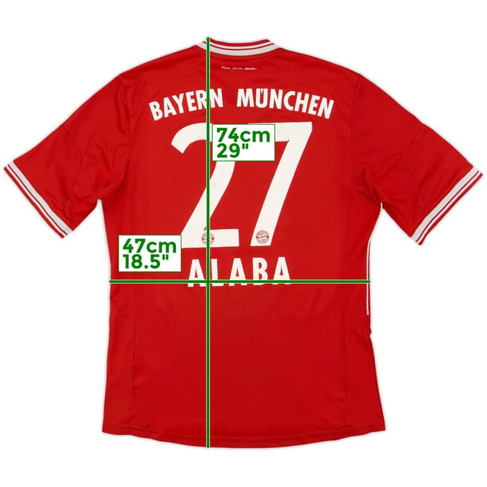 2013-14 Bayern Munich Home Shirt Alaba #27 - 4/10 - (M)
