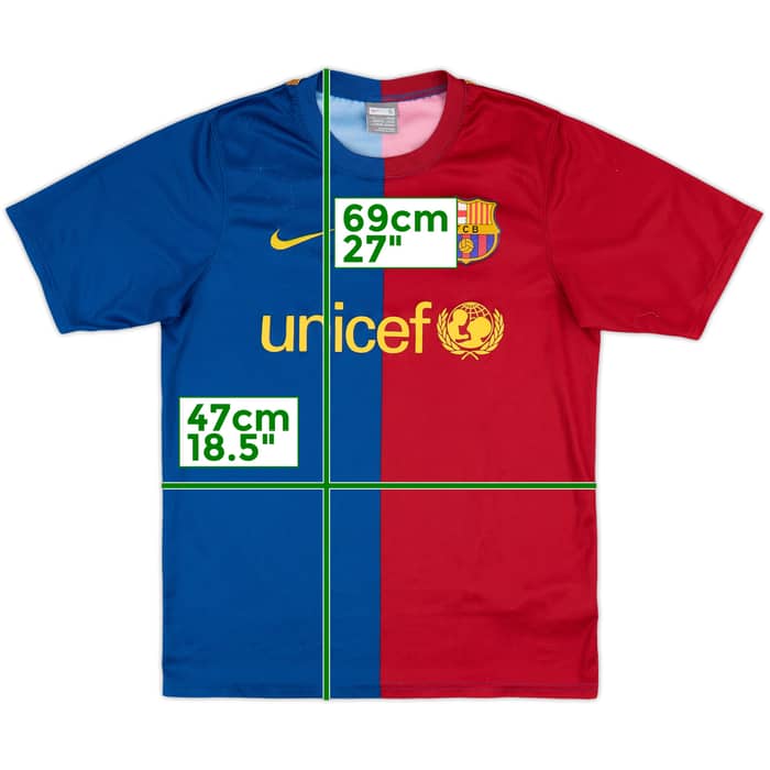 2008-09 Barcelona Basic Home Shirt - 6/10 - (S)