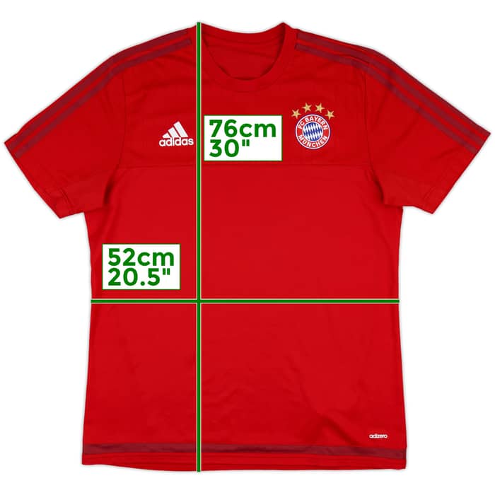 2015-16 Bayern Munich adidas Training Shirt - 9/10 - (L)