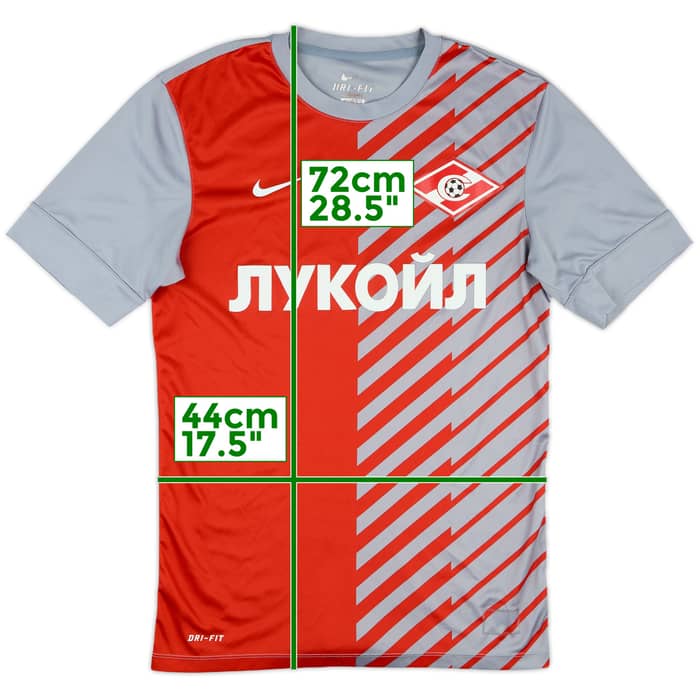 2015-16 Spartak Moscow Nike Training Shirt - 8/10 - (S)