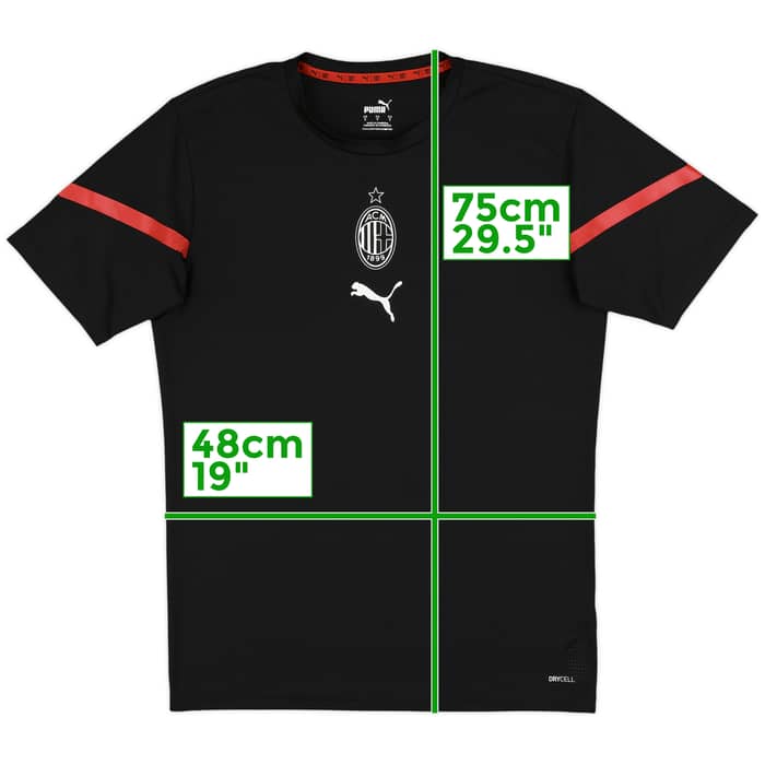 2021-22 AC Milan Puma Training Shirt - 6/10 - (S)