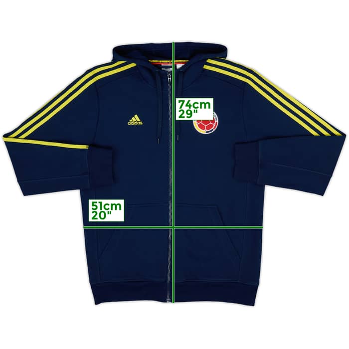 2015-16 Colombia adidas Hooded Track Jacket - 9/10 - (M)