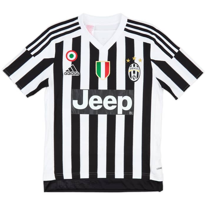 2015-16 Juventus Home Shirt Alex Sandro #12 - 7/10 - (L.Boys)