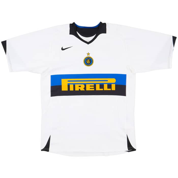 2005-06 Inter Milan Away Shirt Ibrahimovic #8 - 9/10 - (M)