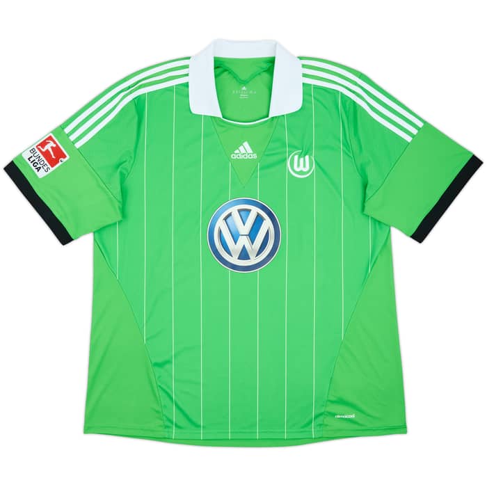 2013-14 Wolfsburg Away Shirt Olic #11 - 7/10 - (XXL)
