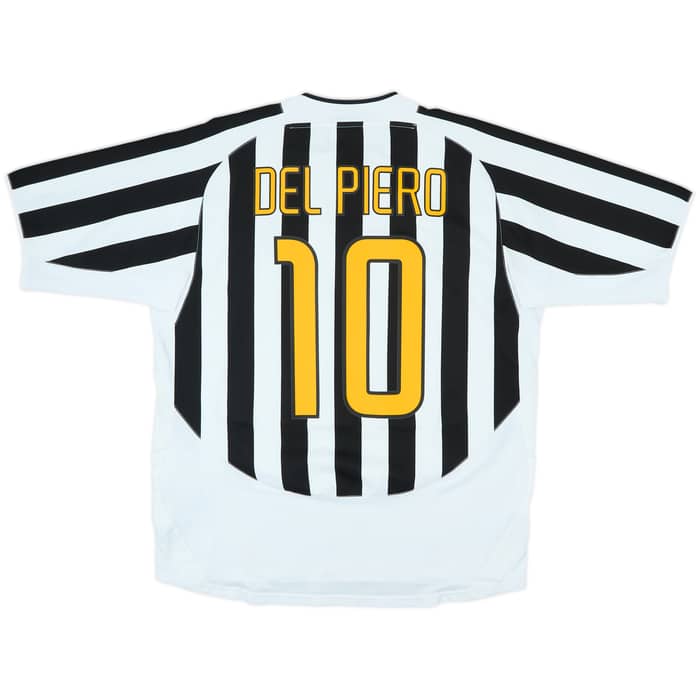 2003-04 Juventus Home Shirt Del Piero #10 - 6/10 - (XL)